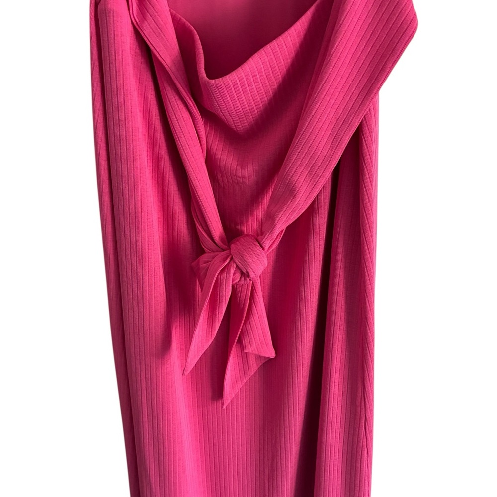 Significant Other Pink Cutout Maxi Dress | Ribbed Tie Waist | Chic Summer - Picture 7 of 10